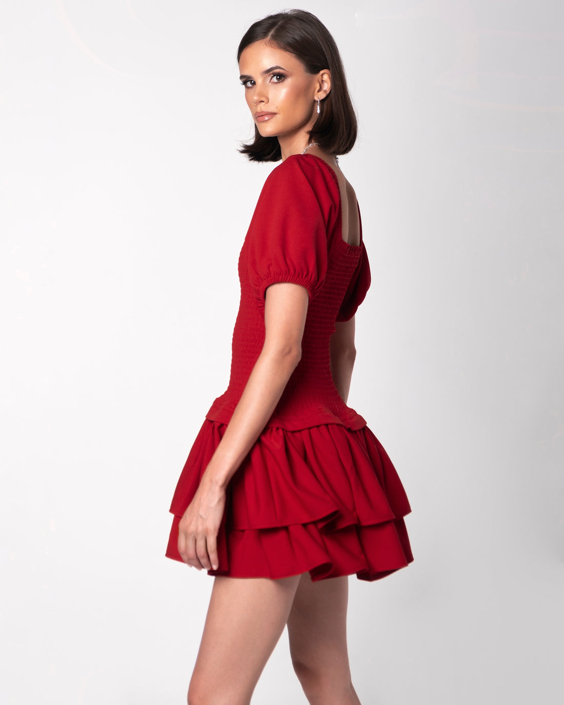 Lady in Red Mini Dress - ALIVE New York City