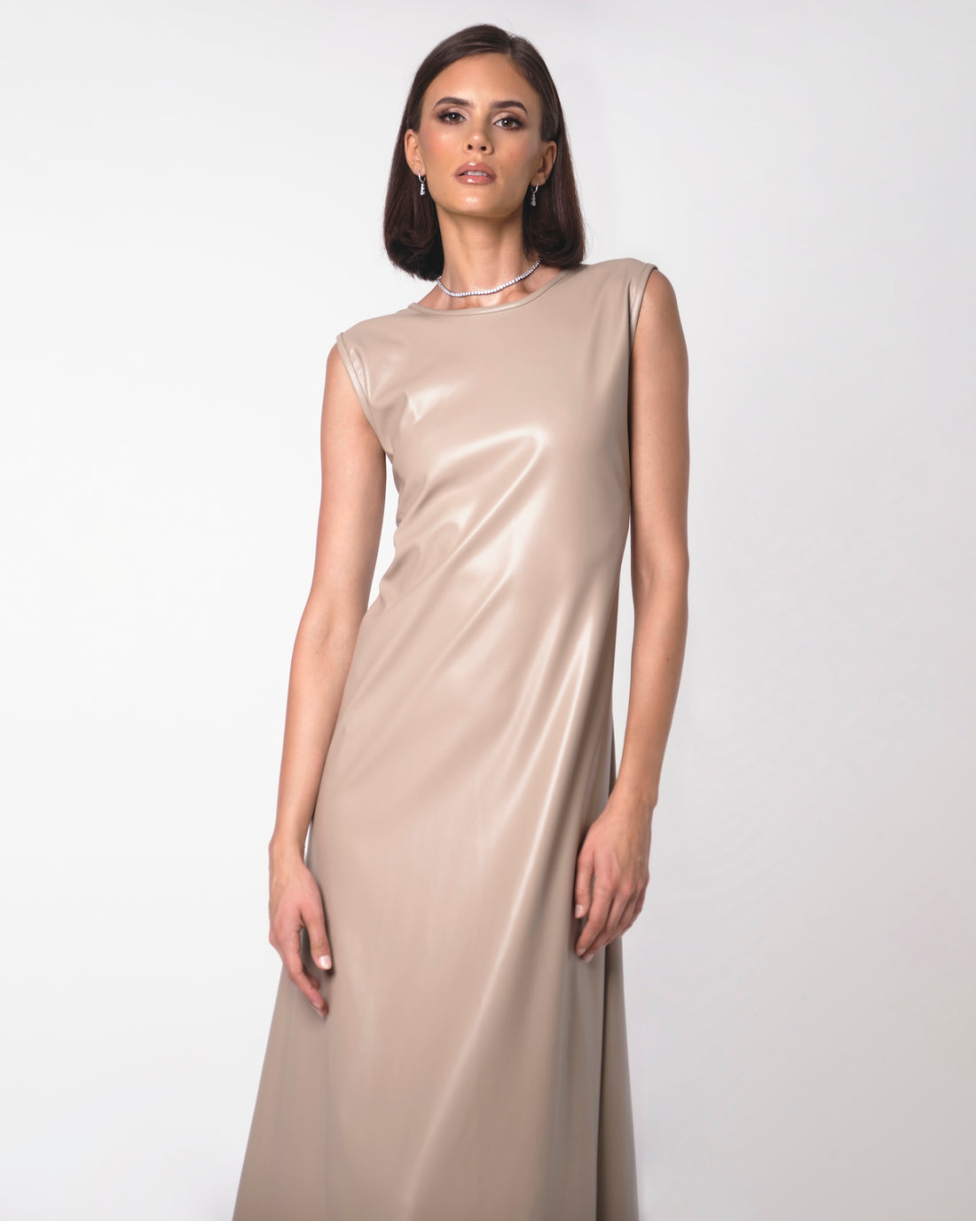 Leather Muse Midi Dress - ALIVE New York City