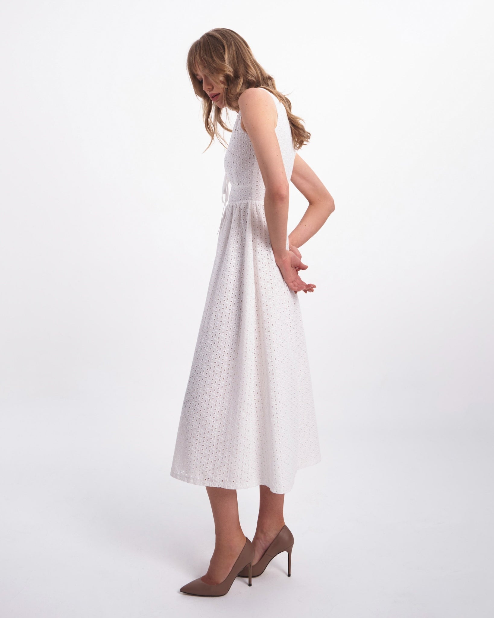 Afternoon Tea Midi Dress L Afternoon Tea Midi Dress L
