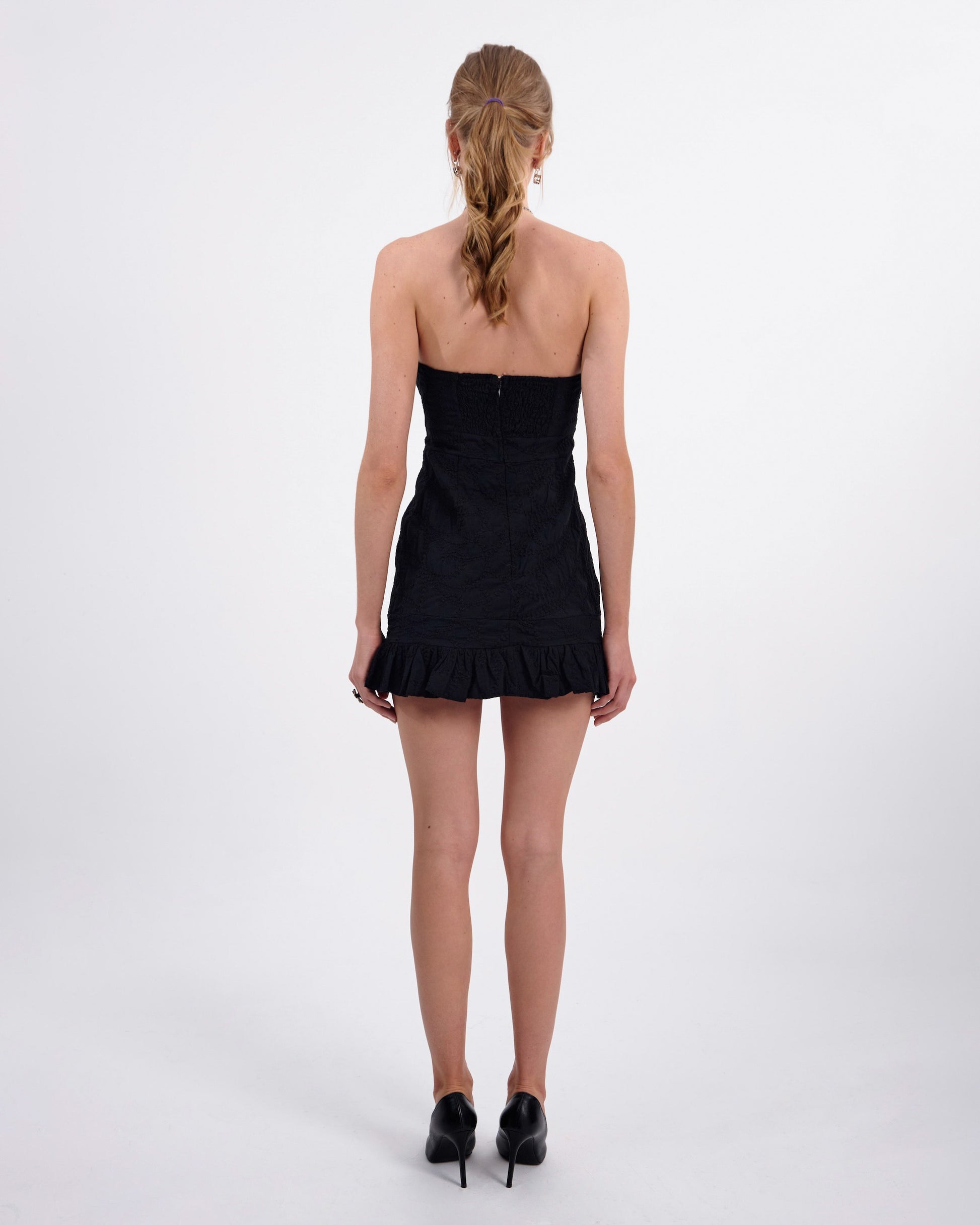 Angelic Noir Mini Dress image 6