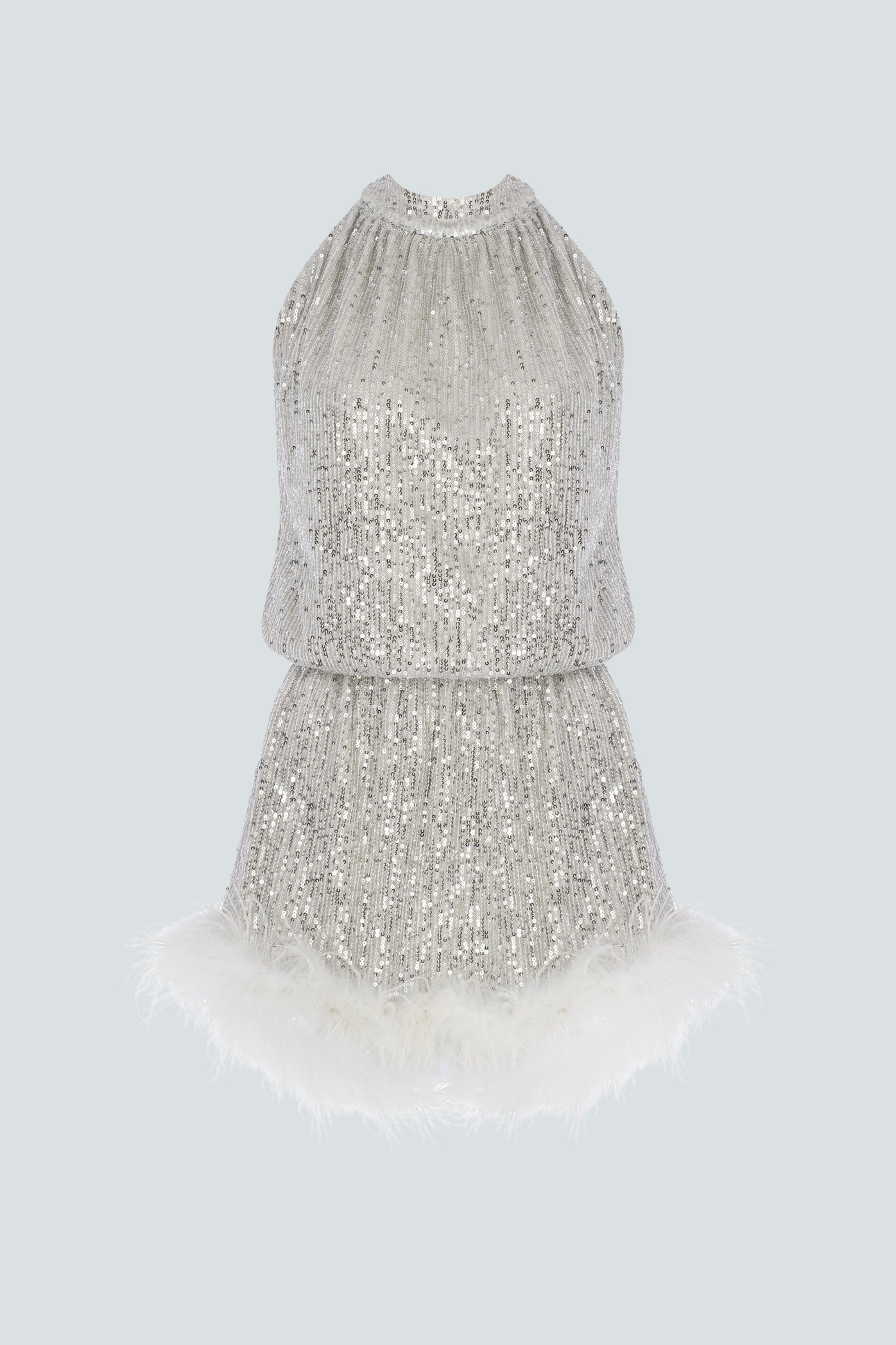 Aura Feather Mini Dress - ALIVE New York City