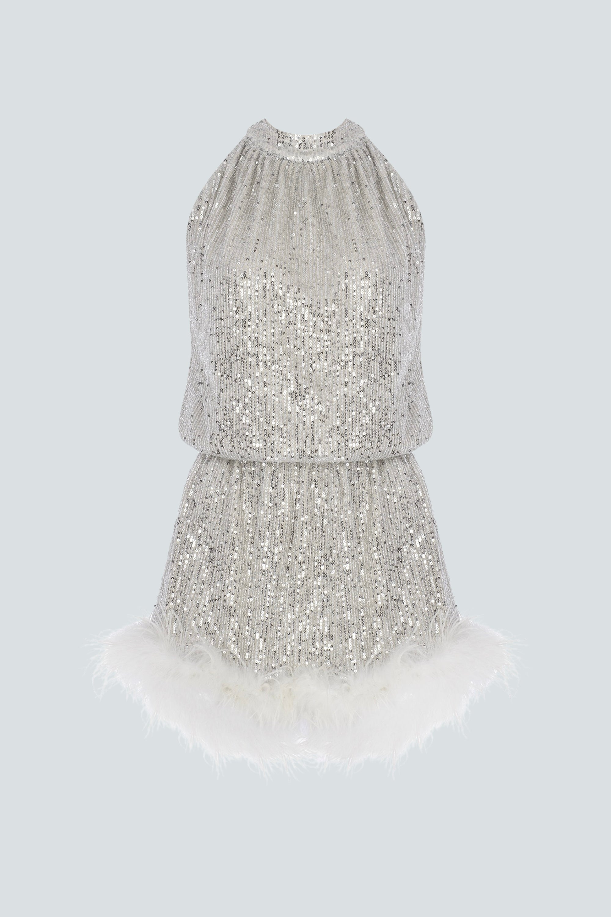 Aura Feather Mini Dress - ALIVE New York City