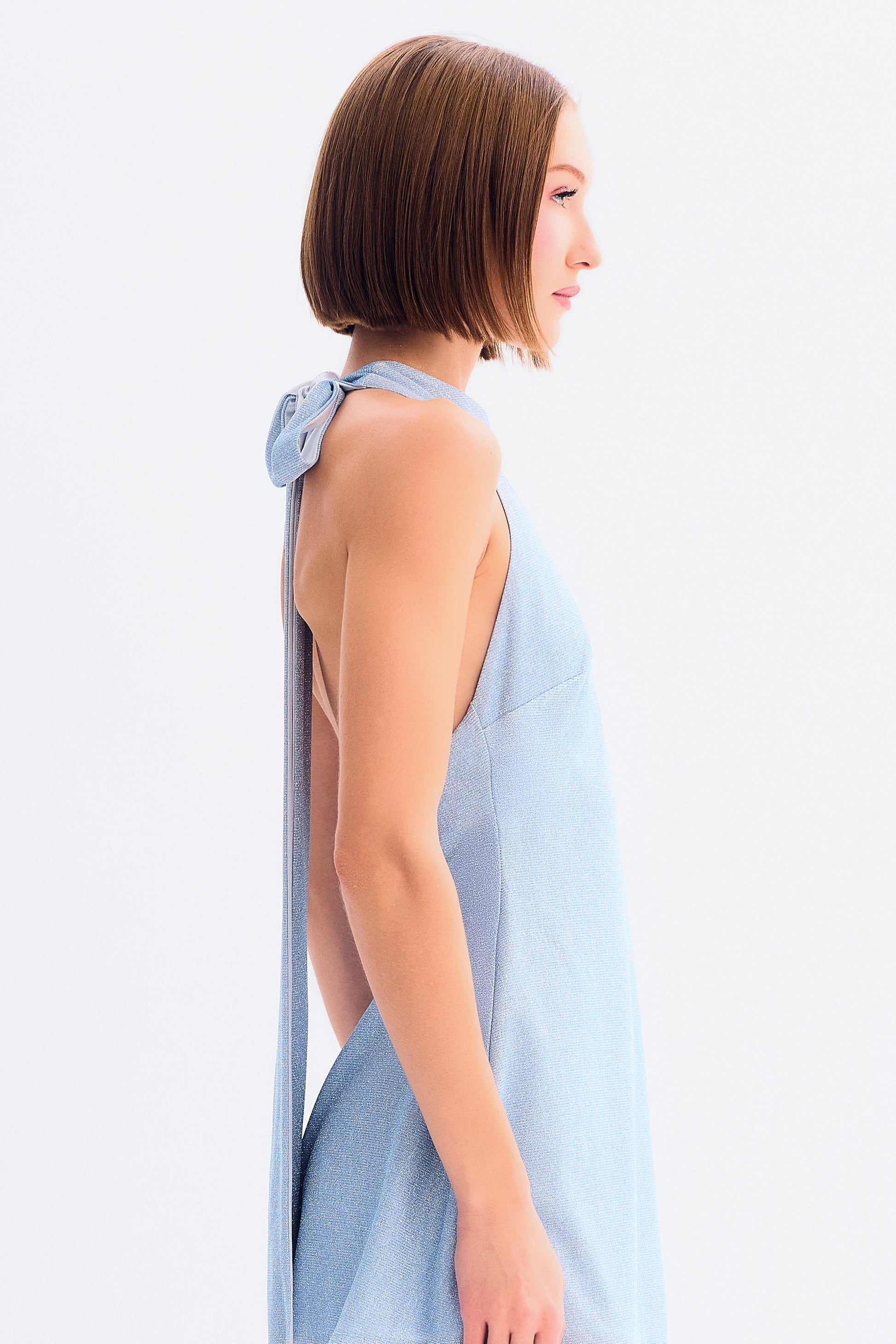 Baby Blue Skyshine Mini Dress - ALIVE New York City
