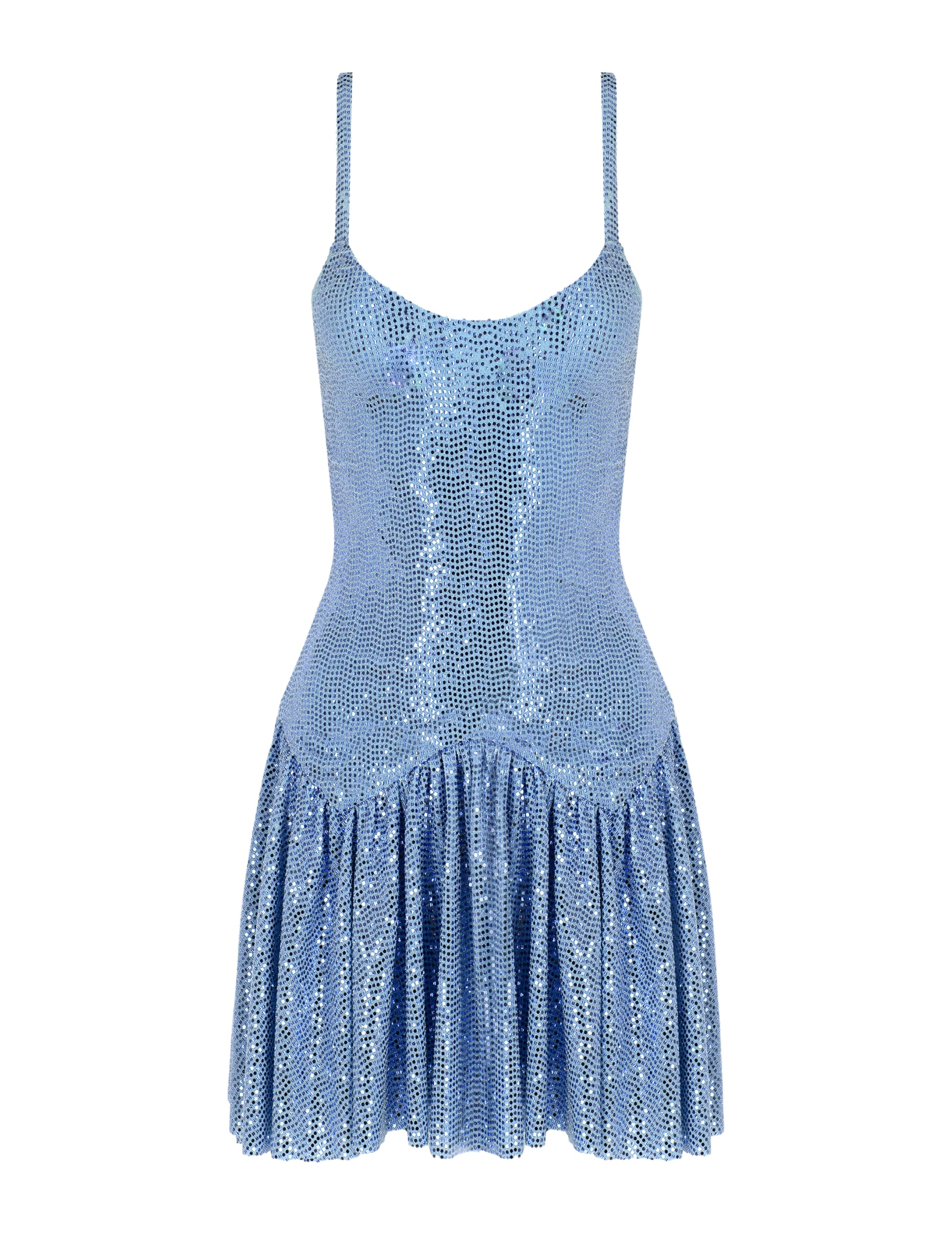 Baby Blue Starlight Mini Dress - ALIVE New York City