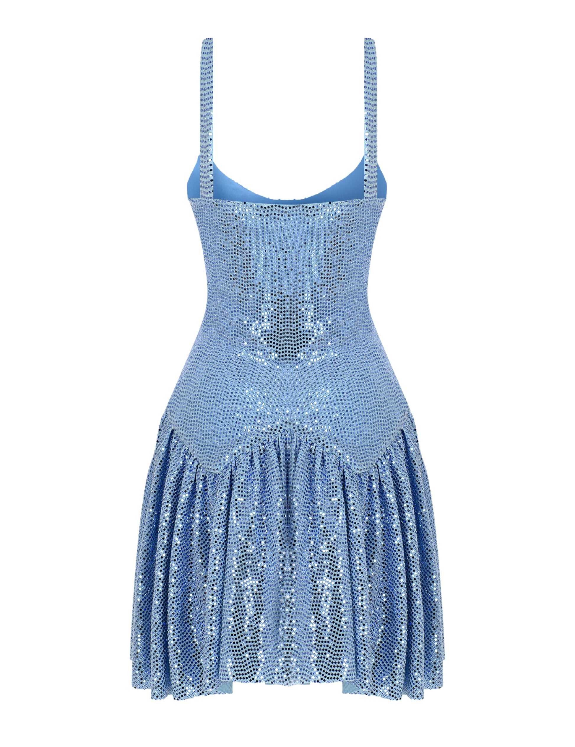 Baby Blue Starlight Mini Dress - ALIVE New York City