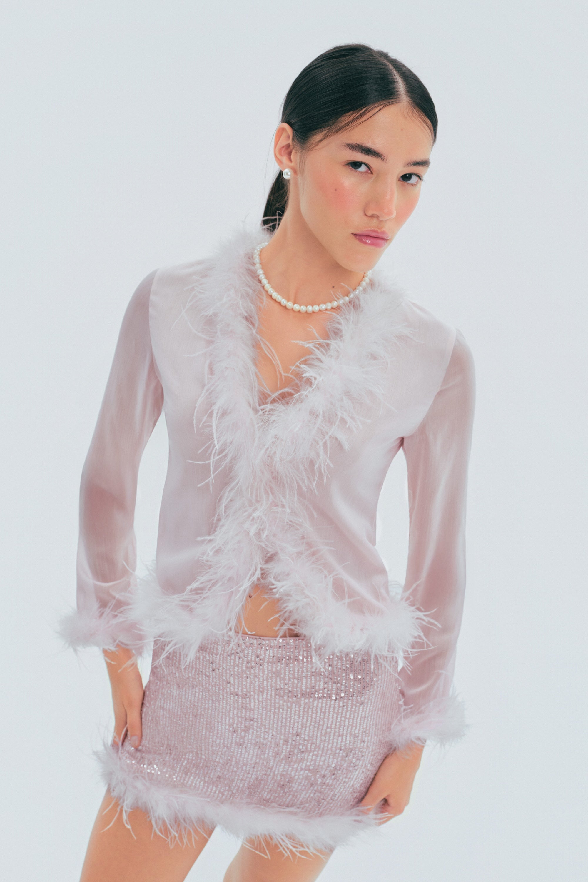 Euphoria Feather Mini Skirt - ALIVE New York City