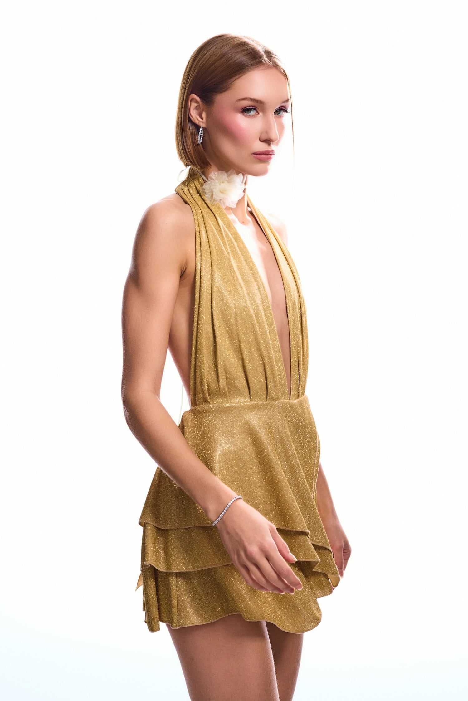 golden mini dress Golden Girl Mini Dress