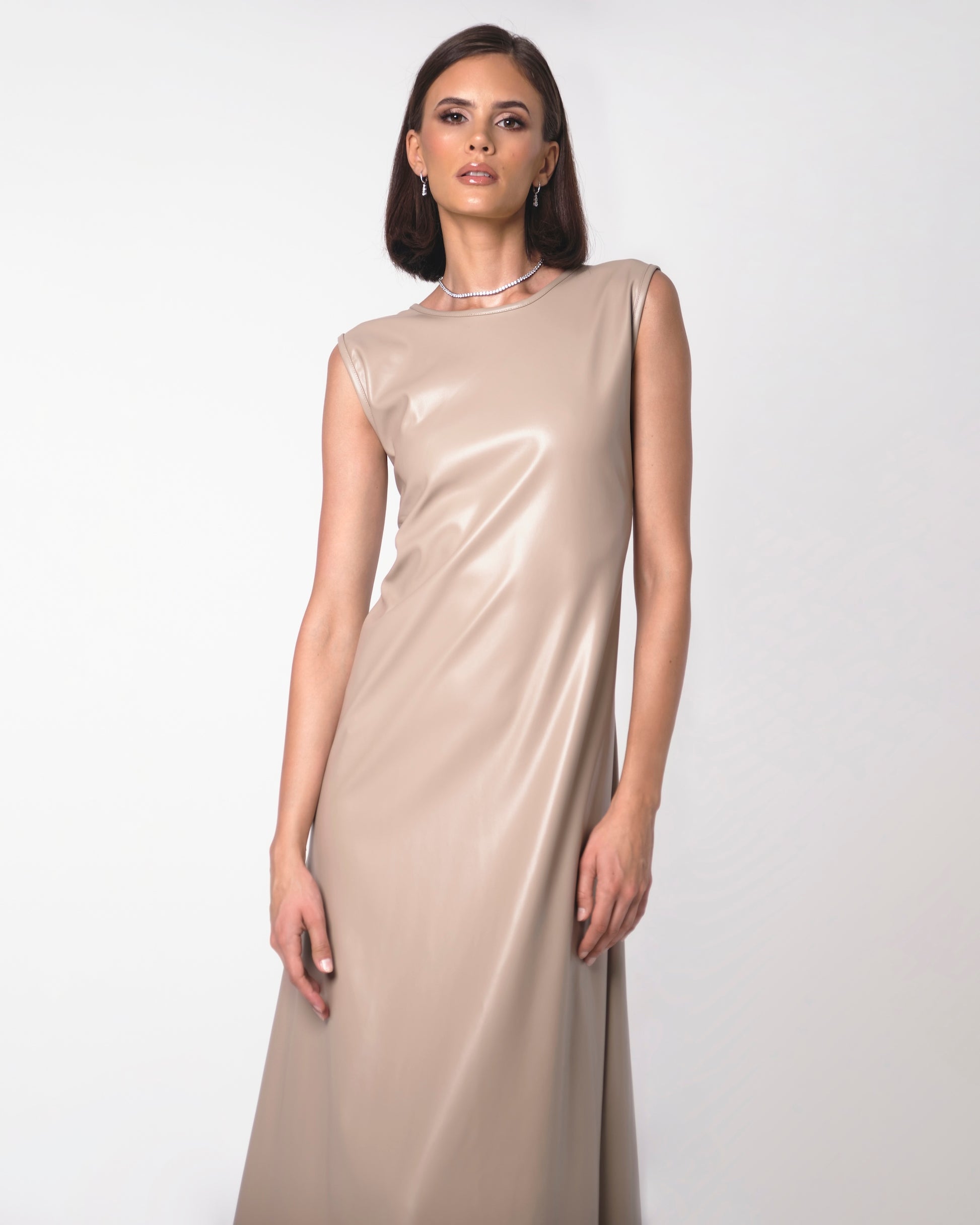 Leather Muse Midi Dress - ALIVE New York City