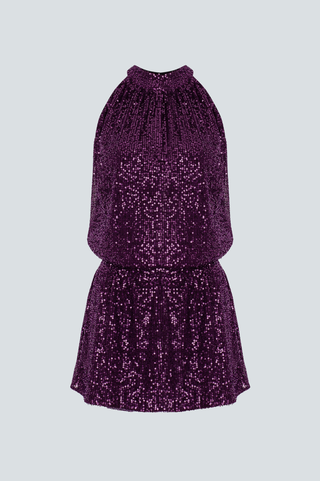 Amethyst Glow Mini Dress